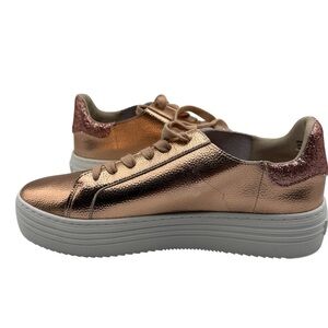 Joy Mangano Metallic Rose Women's Sneakers | Excellent Used Condition